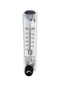 Panel-Mount Flow Meter with Valve – 0.5–5 GPM / 2–18 LPM, 1/2″ FNPT