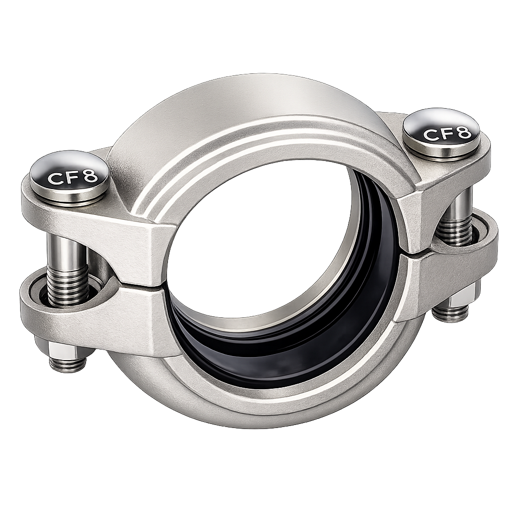 4″ Stainless Steel Pipe Coupling | 350PSI