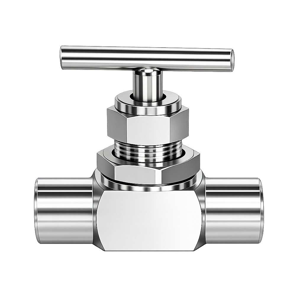 1″ FNPT Panel-Mount Stainless Steel Needle Valve