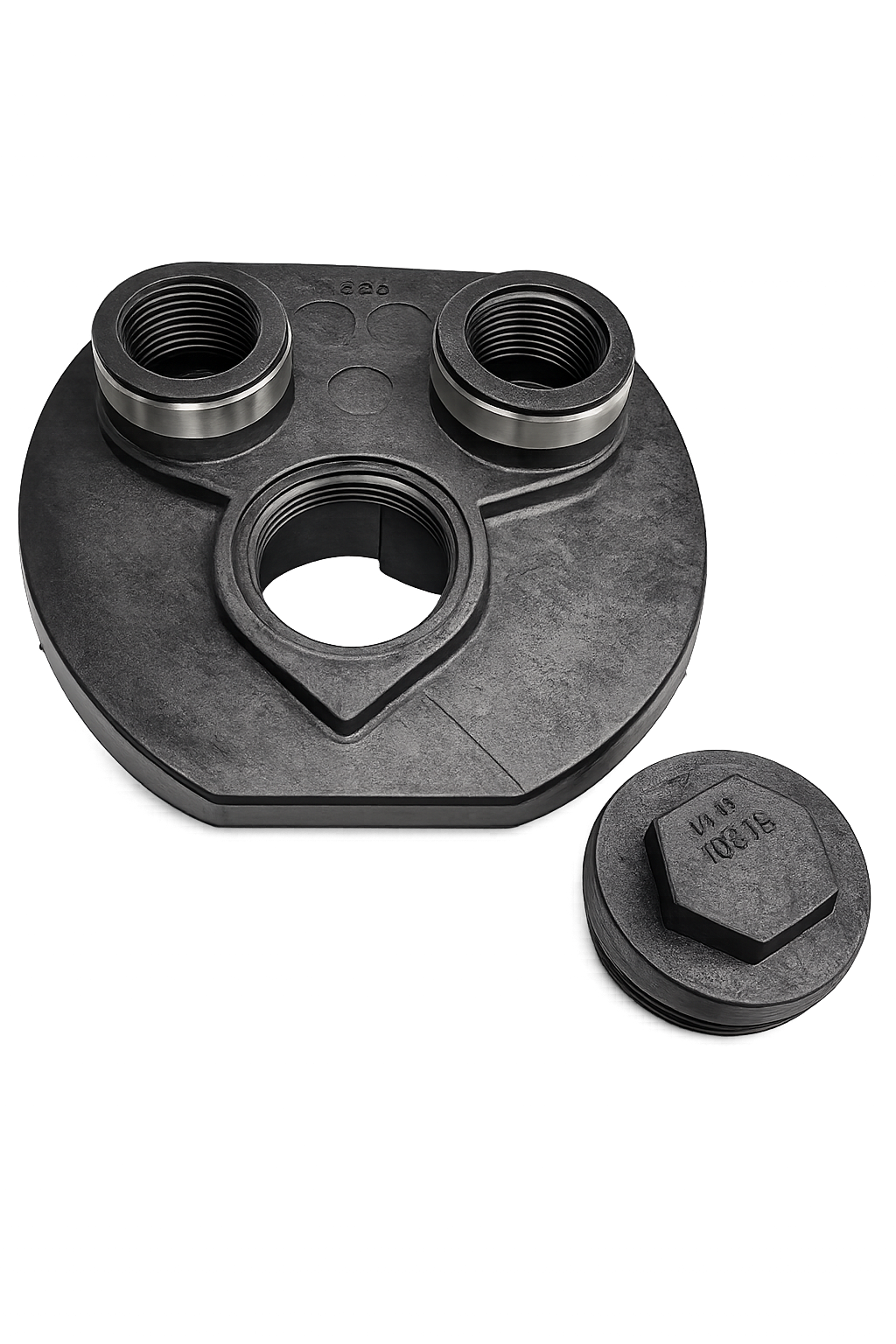 DI Head 4.5 Buttress | 1″ In x 1″ Out x 1- 1/2″ Fill Port | Top Distributor