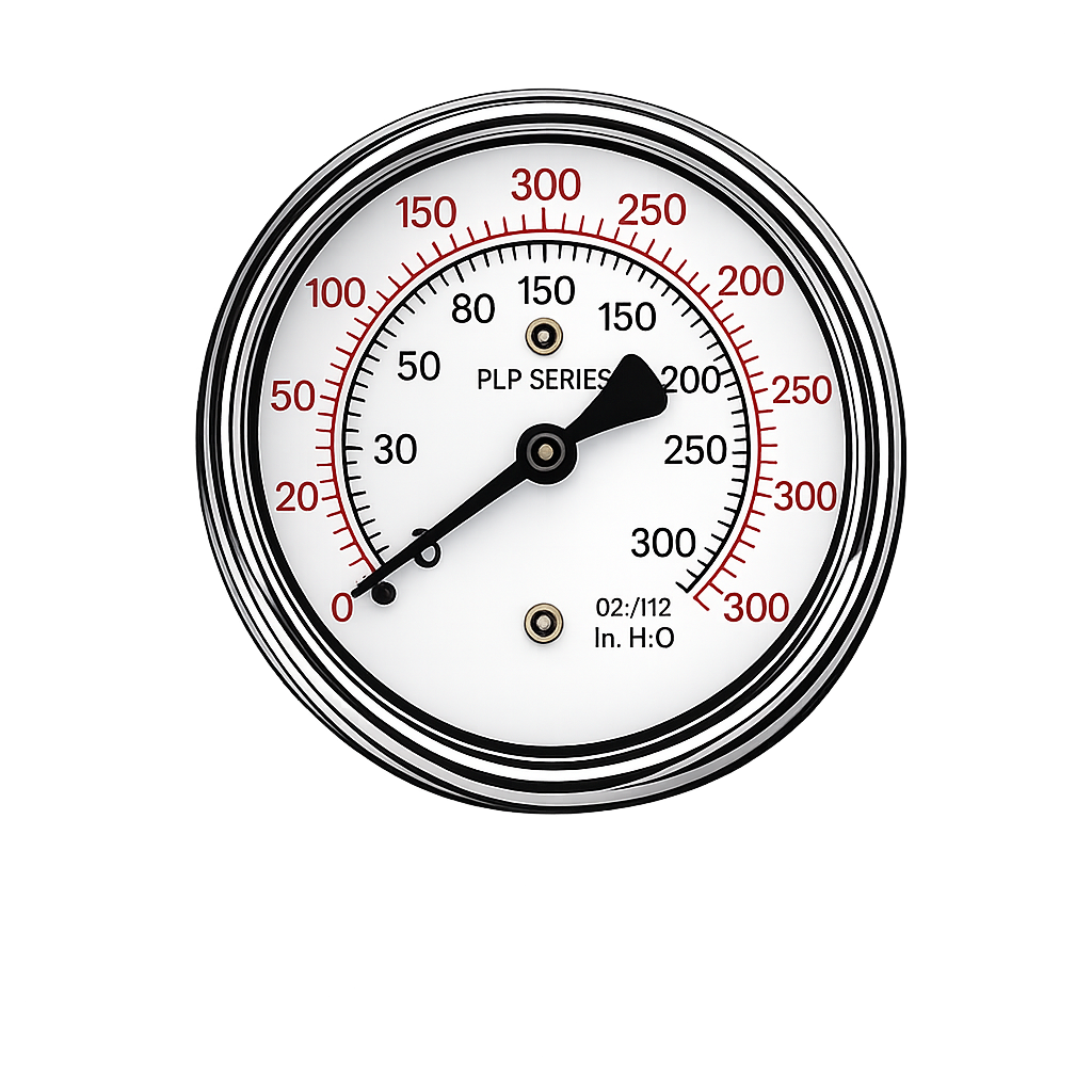 Water Filtration Pressure Gauge – 0–300 PSI Panel Mount