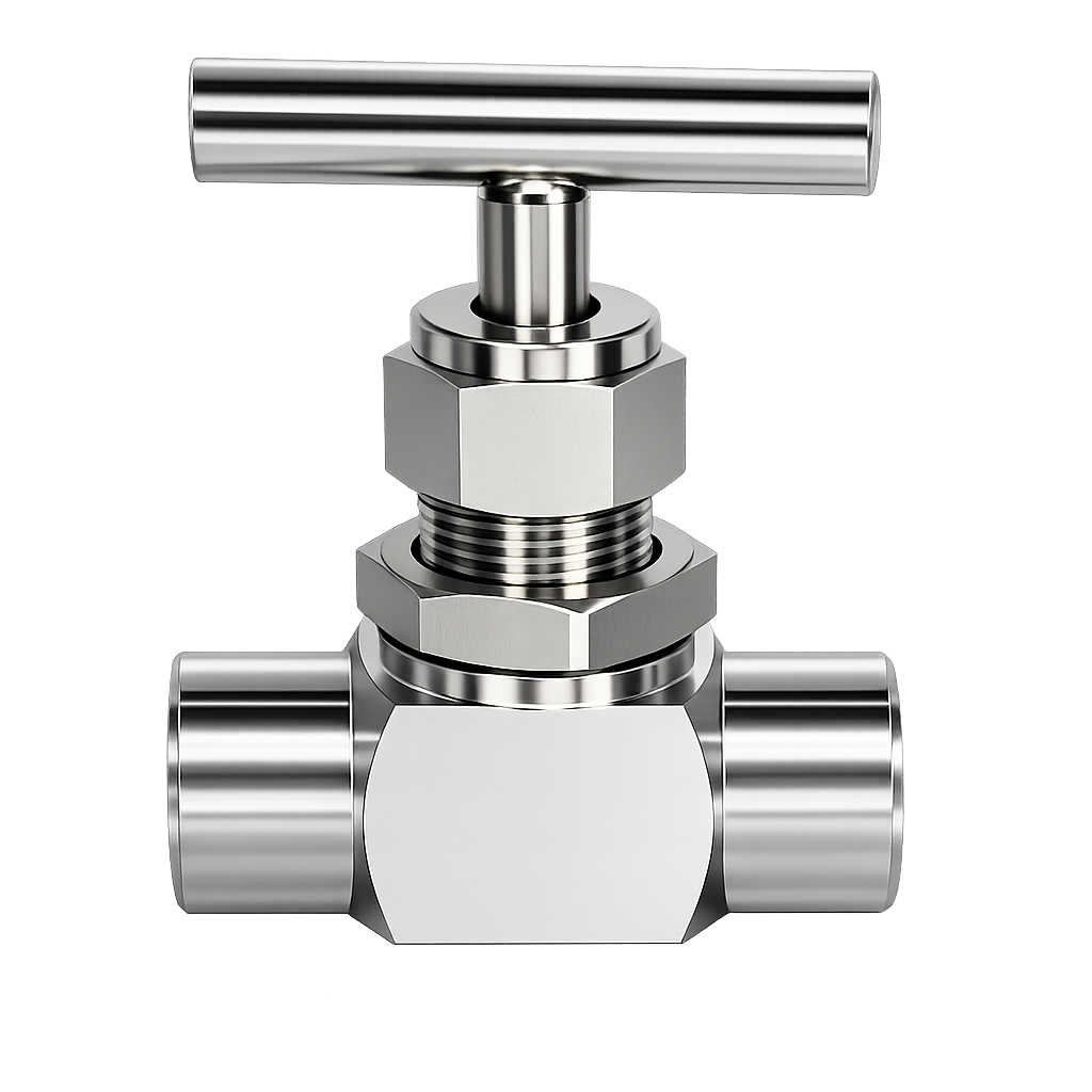 1/2″ Panel-Mount Stainless Steel Needle Valve