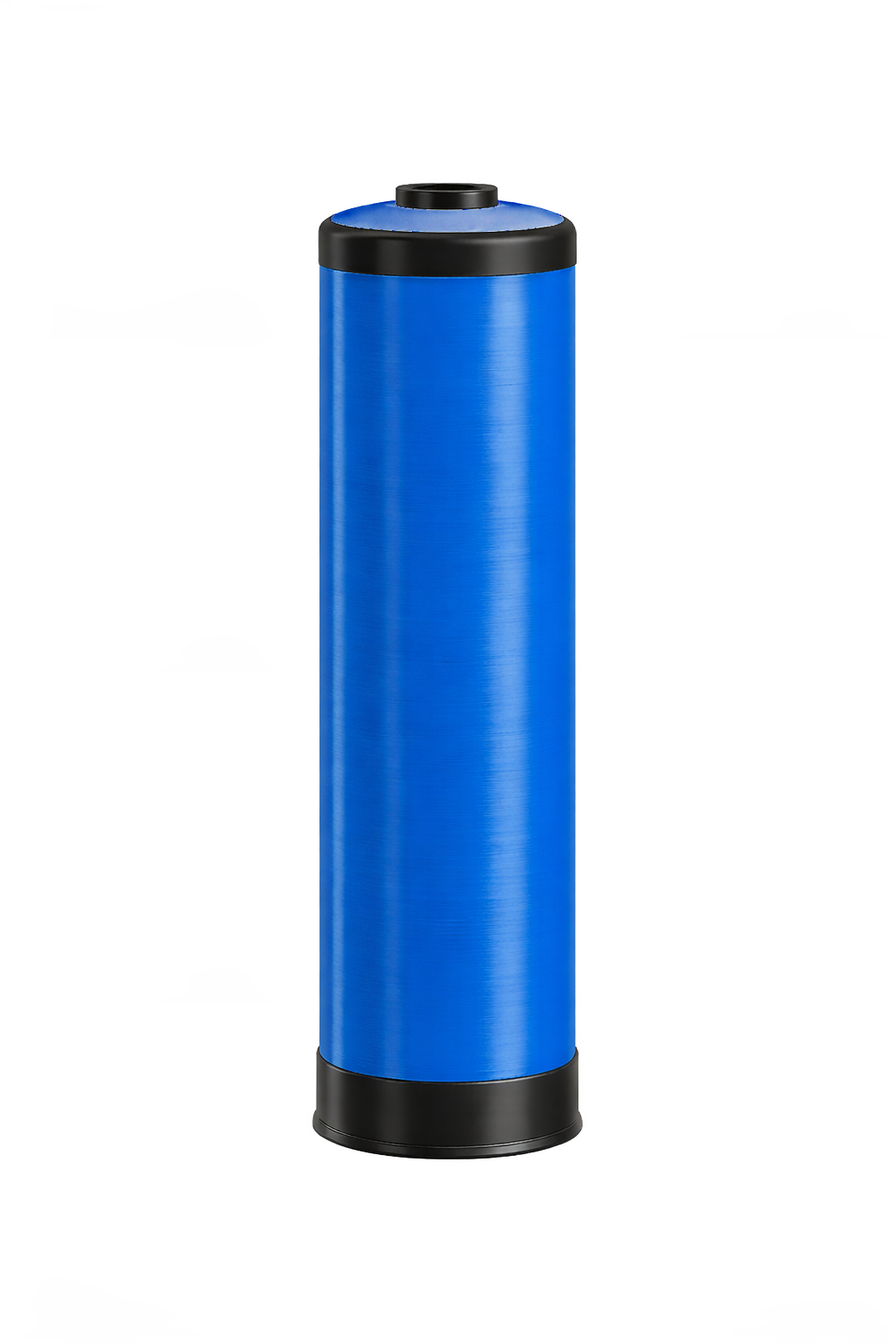 12″ x 36″ Blue DI Tank – 4.5″ Threaded Opening (BTRS), Rubber Base & Bumper