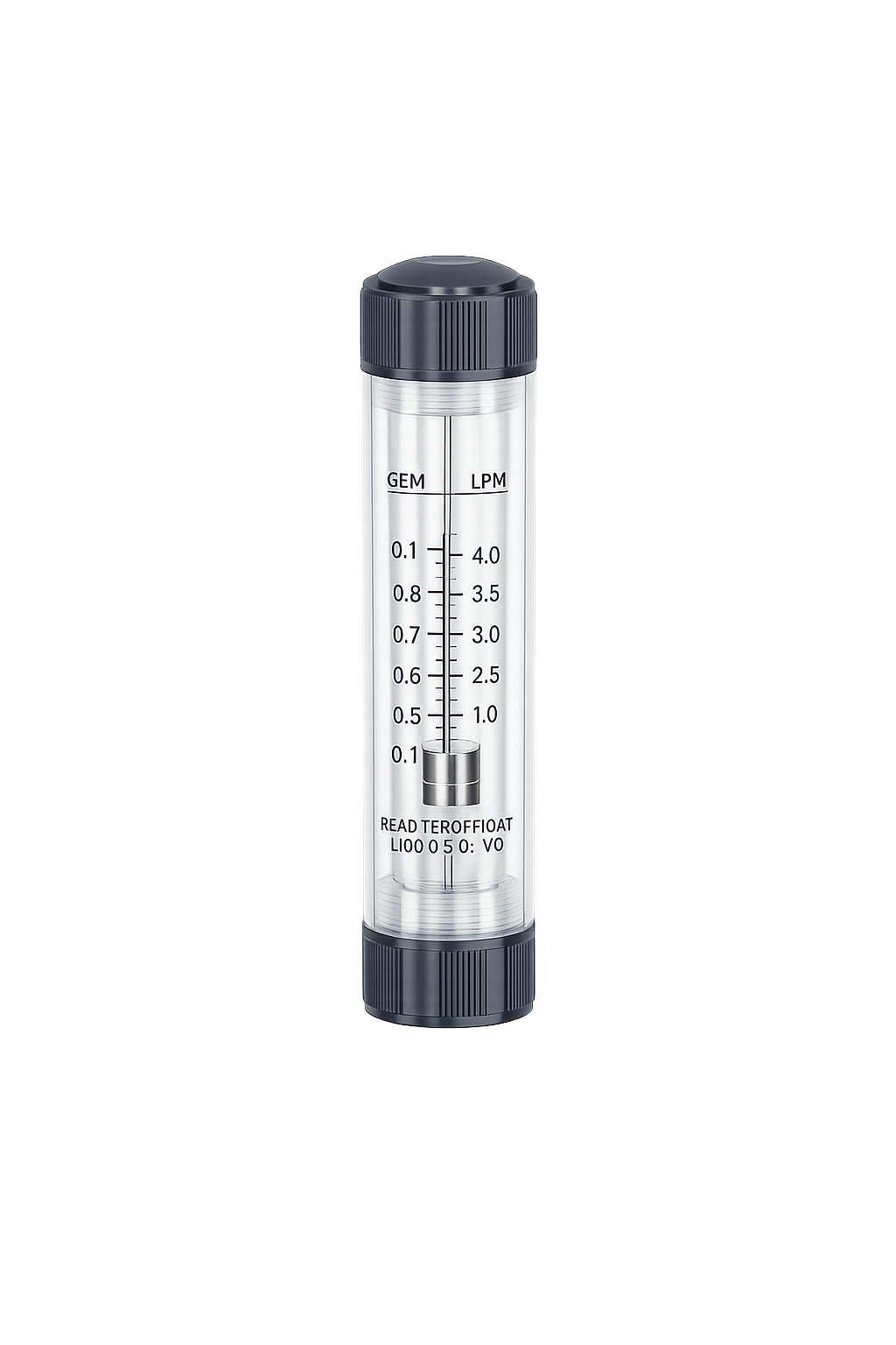 Inline Water Flow Meter – 0.1–1 GPM / 0.5–4 LPM