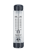 Square-Body Inline Flow Meter – 1–10 GPM / 5–35 LPM, 1″ NPT