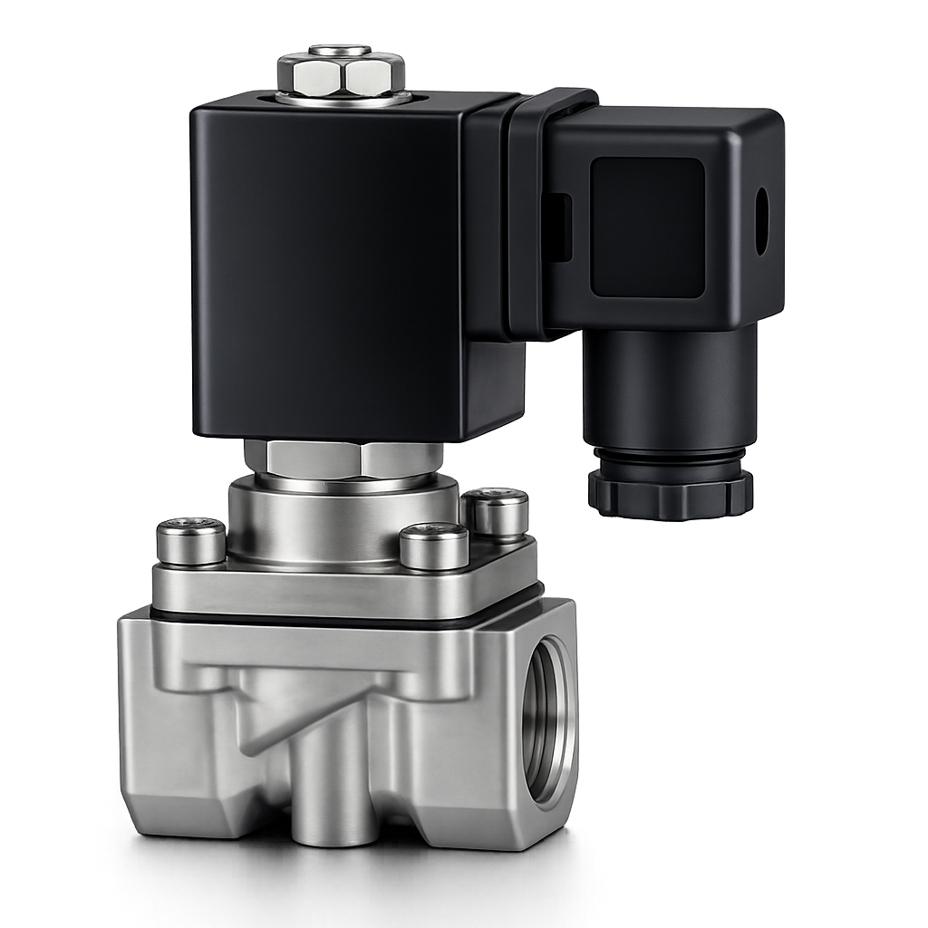 2/2 Way Solenoid Valve 3/4″ SST | 24V DC Normally Closed