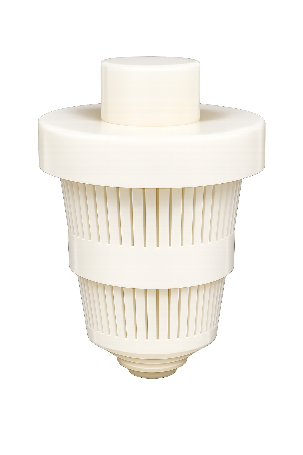 8″ x 44″ Complete DI Tank – Natural LLDPE with Rubber Base & Bumper