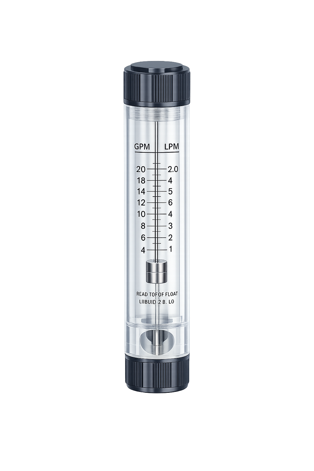 Inline Flow Meter – 2–16 GPM / 4–60 LPM, 1″ FNPT