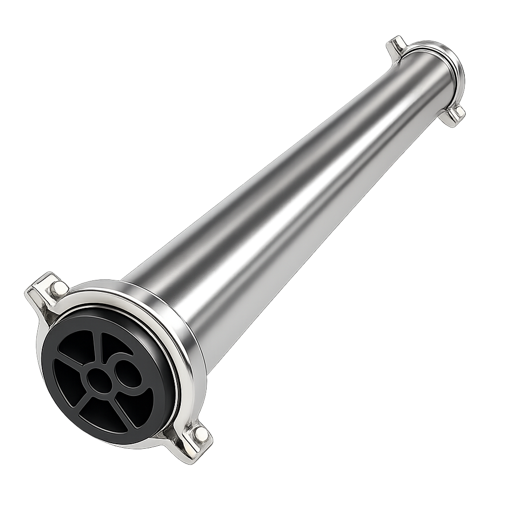 316 Stainless Steel Membrane Housing | 1 Element | Seamless Type