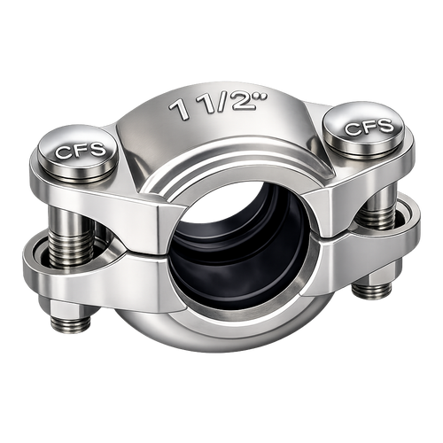 1.5″ 316 Stainless Steel Pipe Coupling | 350PSI