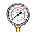 Water Filtration Pressure Gauge – 0–300 PSI Side Mount