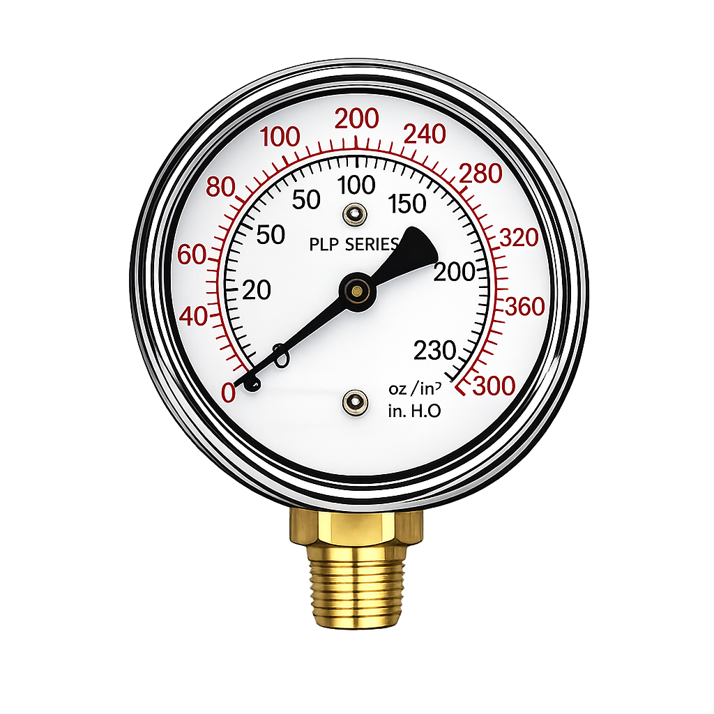 Water Filtration Pressure Gauge – 0–300 PSI Side Mount