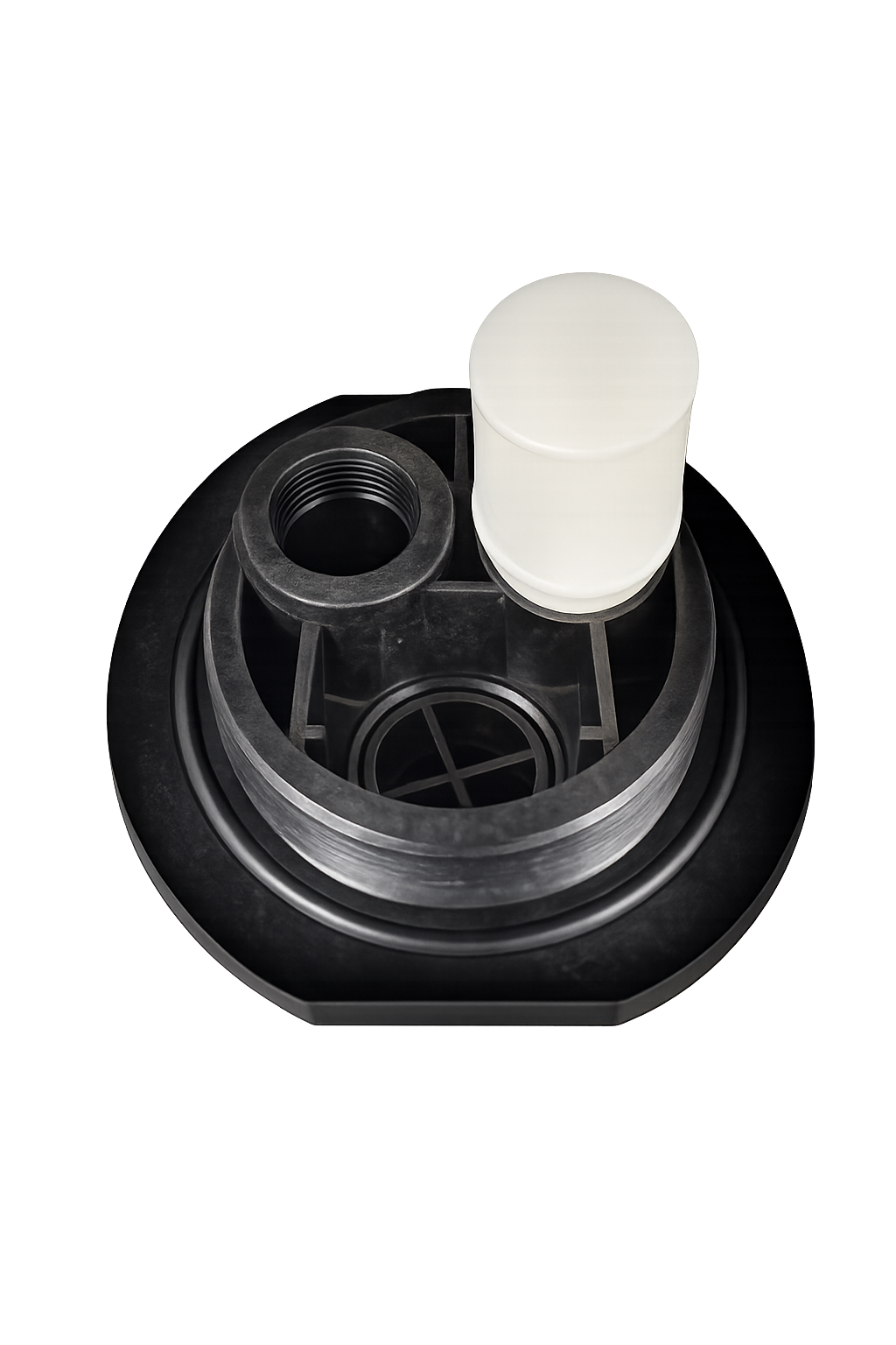 DI Head 4.5 Buttress | 1″ In x 1″ Out x 1- 1/2″ Fill Port | Top Distributor
