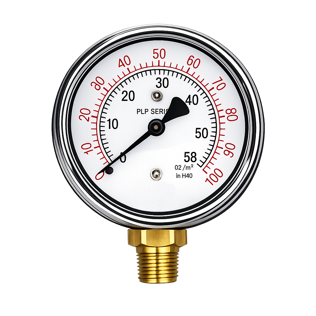 Water Filtration Pressure Gauge – 0–100 PSI Side Mount