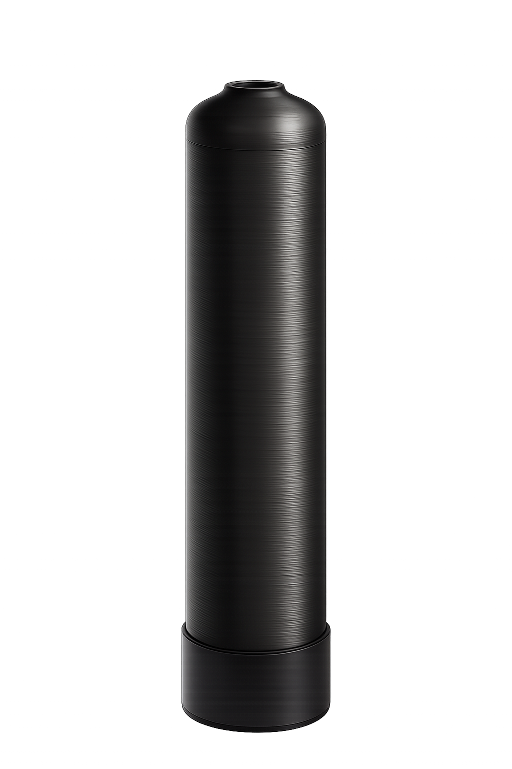 10 x 54 Black Mineral Tank – 2.5″ Top Opening with Base