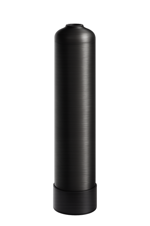 10 x 54 Black Mineral Tank – 2.5″ Top Opening with Base