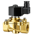 2/2 Way Solenoid Valve 1-1/2″ Brass | 24V AC Normally Closed
