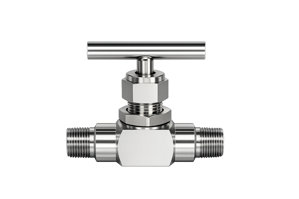 1/2″ MNPT Panel-Mount Stainless Steel Needle Valve