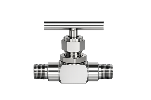 1/2″ MNPT Panel-Mount Stainless Steel Needle Valve