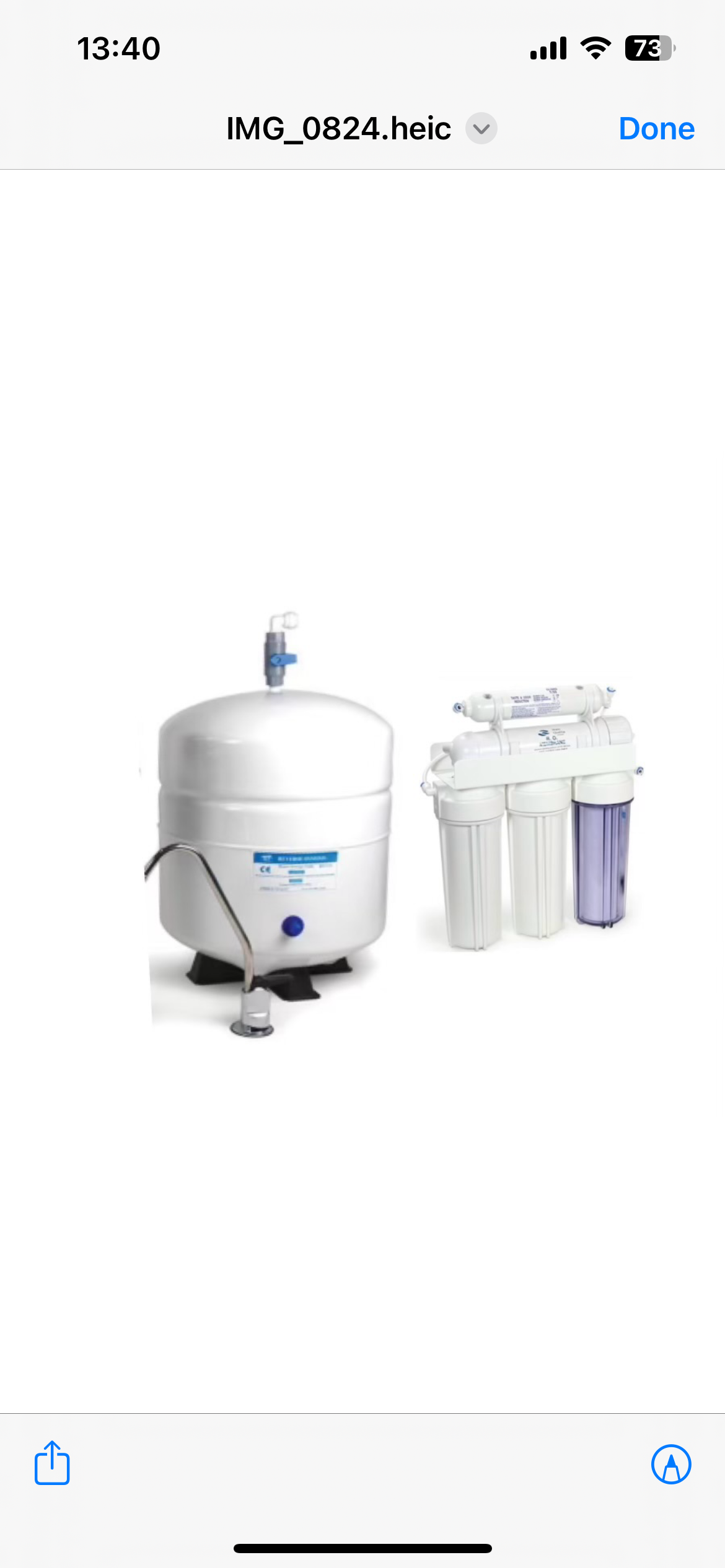 5 Stage Reverse Osmosis Water Filter System | NSF 50 GPD
